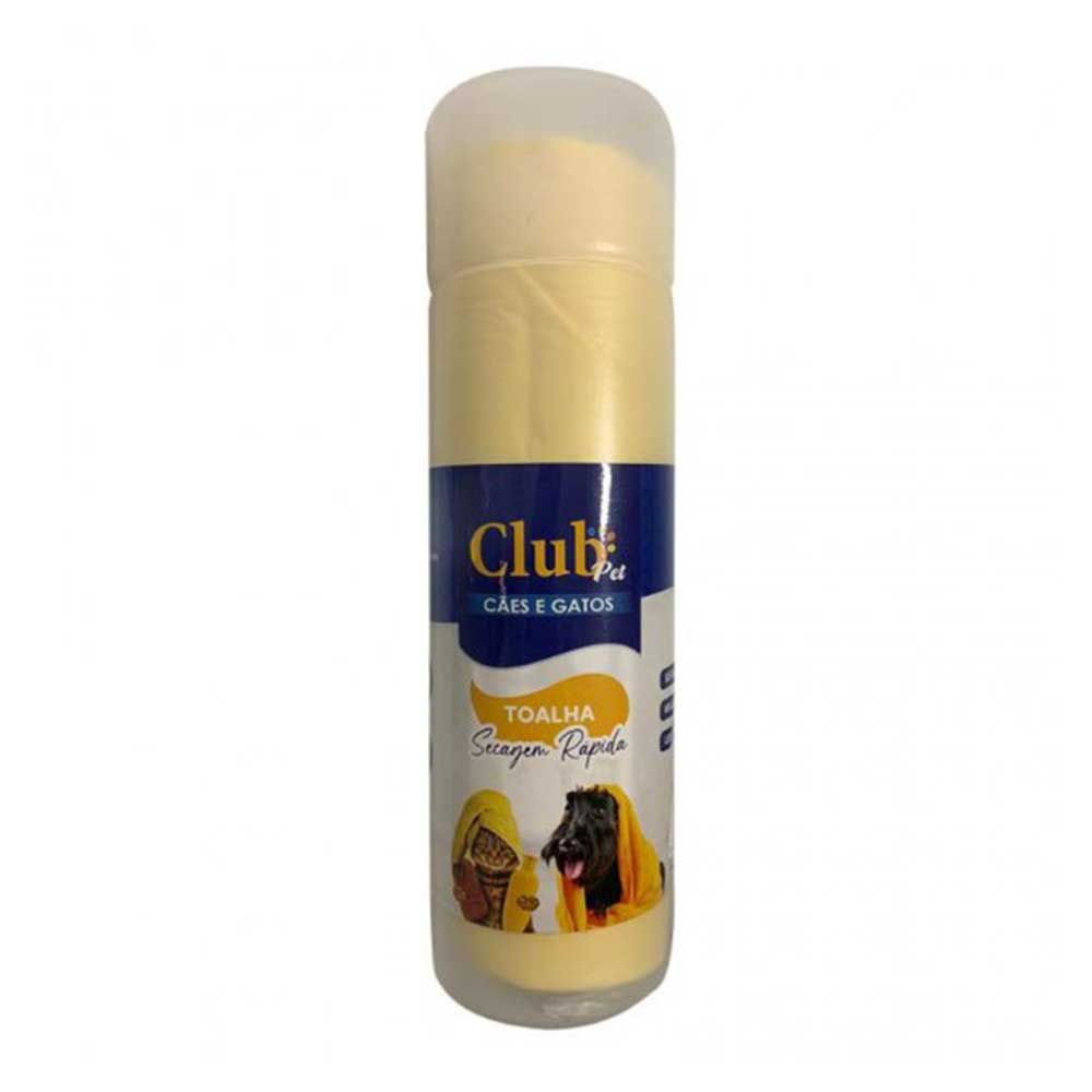 TOALHA MICROFIBRA SECAGEM RAPIDA CLUB PET