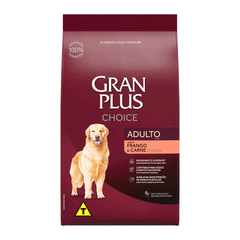 GRANPLUS CHOICE CAO ADULTO FRANGO/CARNE 15 KG