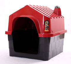 CASA PLASTICA DURA HOUSE N2 DURAPETS VERMELHA