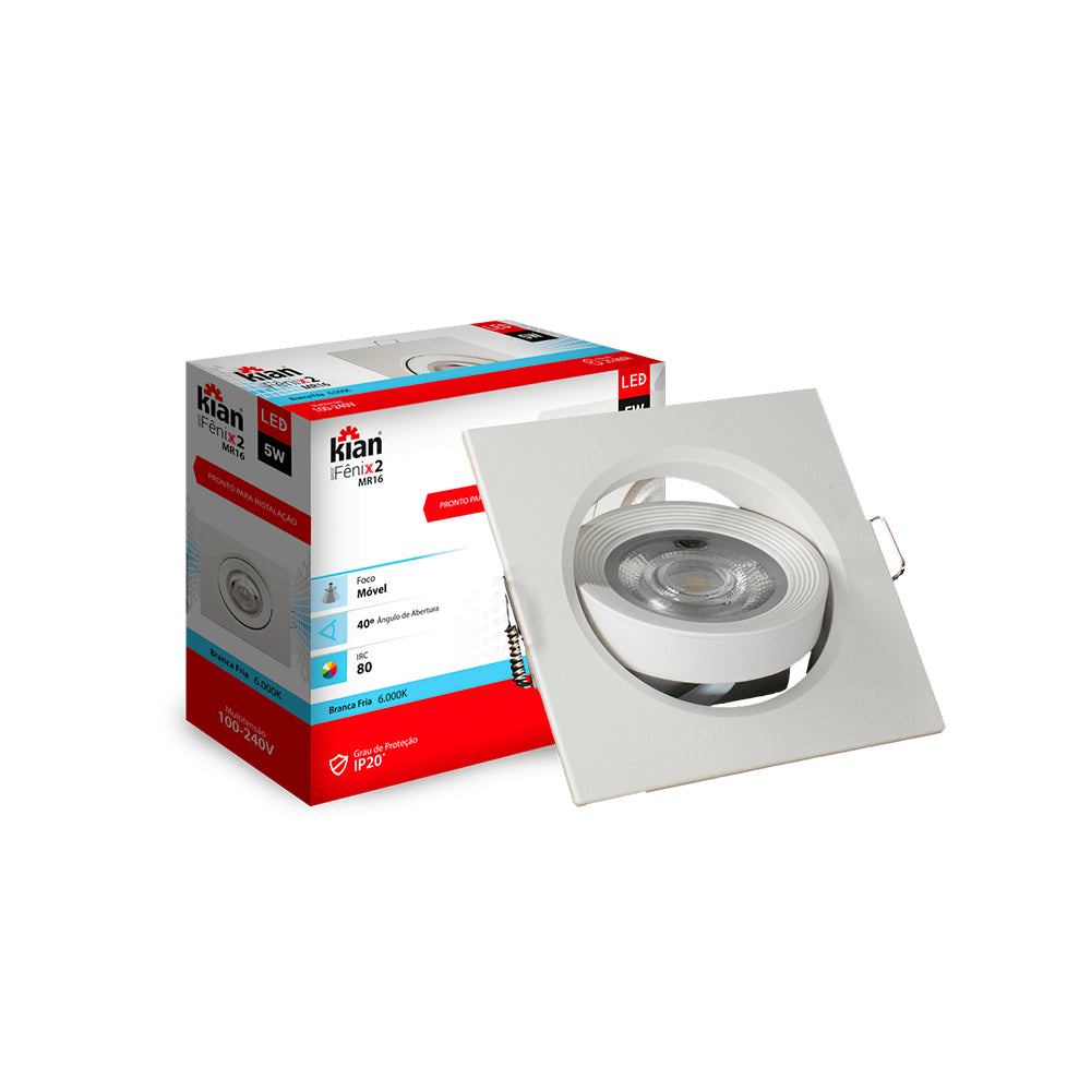 SPOT LED FENIX II QUAD MR16 5W 6K KIAN