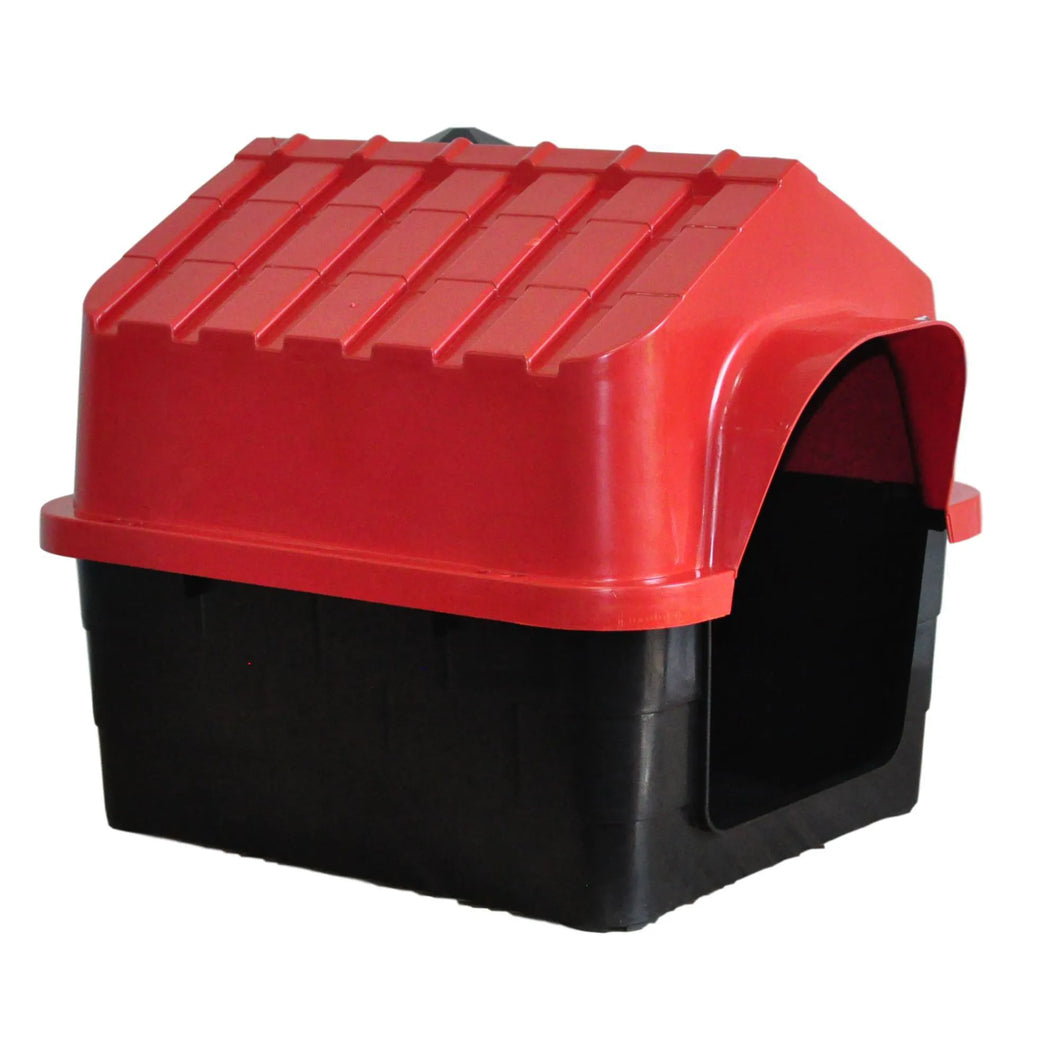 CASA PLASTICA DURA HOUSE N4 DURAPETS VERMELHA