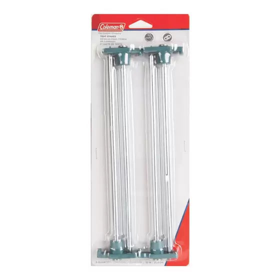 CONJUNTO ESTACAS AÇO P/ BARRACA C/4 PEÇAS COLEMAN
