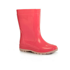 BOTA INFANTIL BORRACHA ROSA S/ FORRO N 31/32 PEGA FORTE