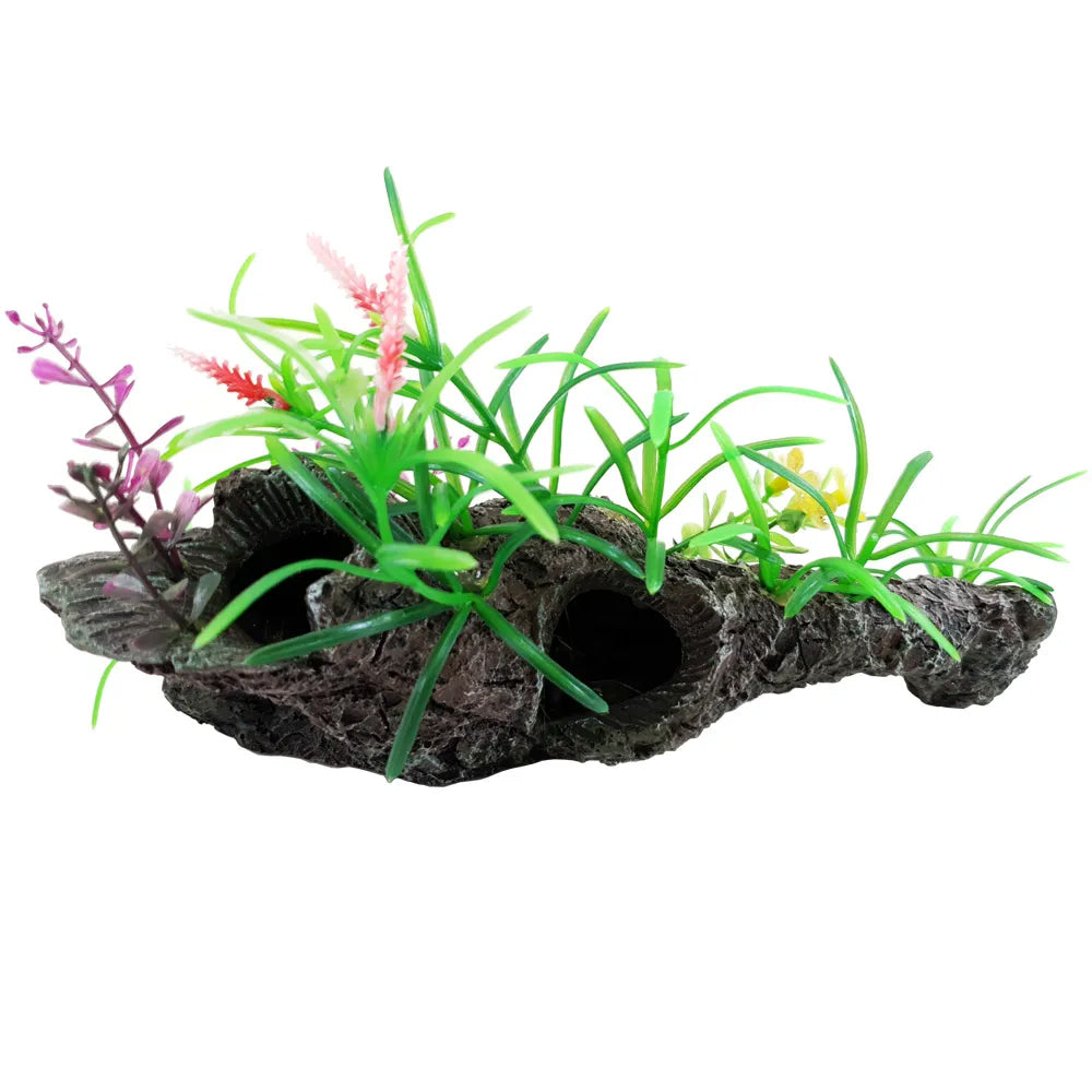 ENFEITE AQUARIO CERAMICA TRONCO MODELO 20 VIGOR AR