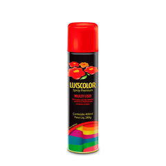 TINTA SPRAY MULTIUSO ACAB. BRILHANTE VERMELHO 400ML LUKSCOLOR