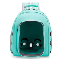 MOCHILA ESPACIAL CARINHA VERDE