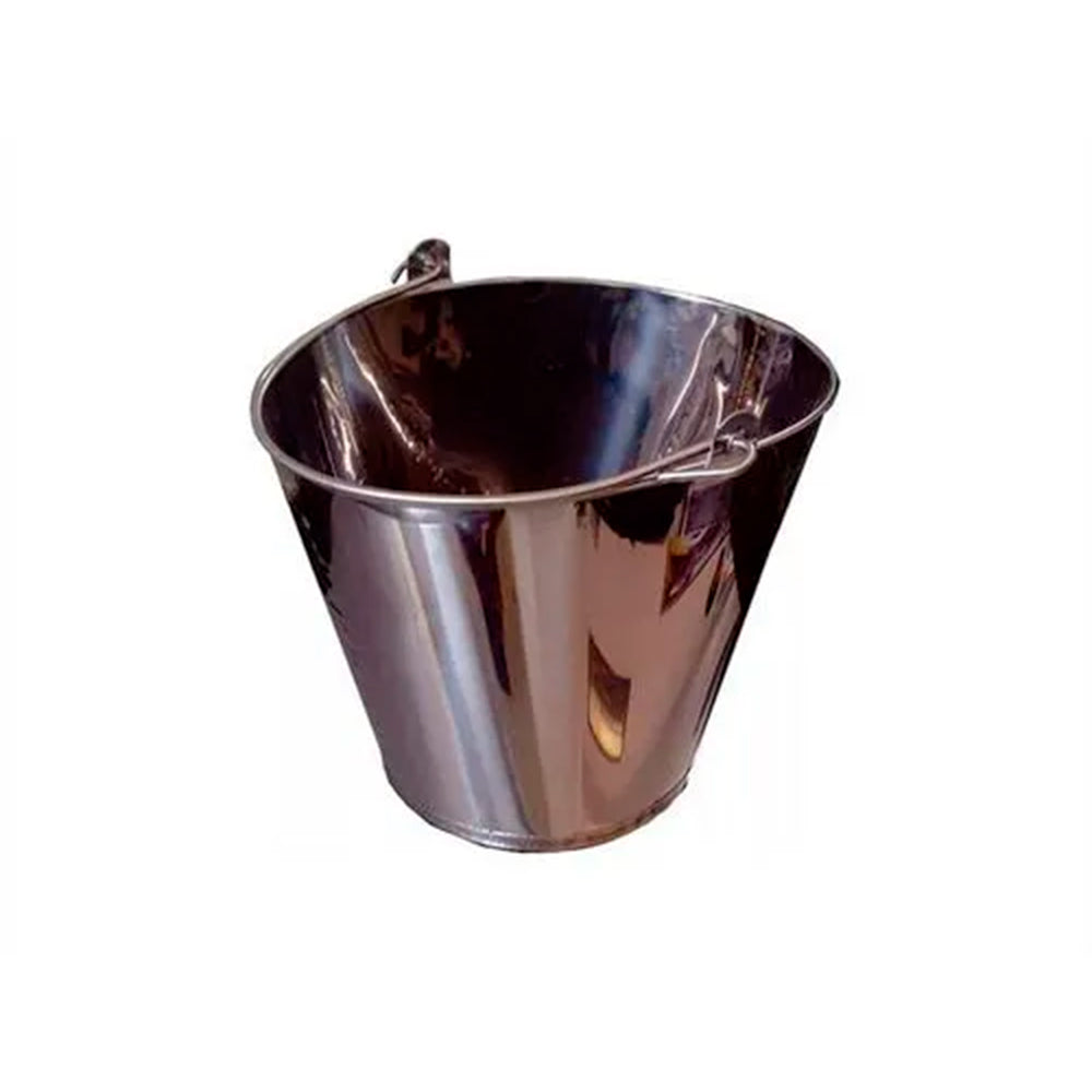 BALDE DE ORDENHA INOX OVAL 5LTS GRADUA