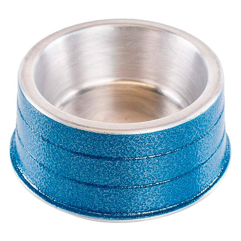 COMEDOURO ALUMINIO PESADO AZUL MINI 300ML