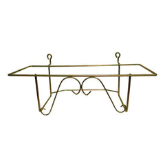SUPORTE FLOREIRA 35CM FERRO DOURADO