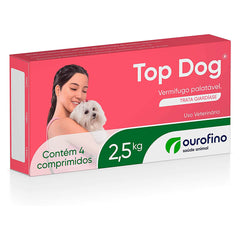 TOP DOG OUROFINO 2,5KG 4 COMPRIMIDOS