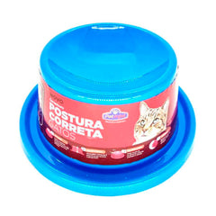 COMEDOURO POSTURA CORRETA P/ GATOS TAMANHO P
