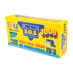 KIT S.O.S COLA MASSA CINZA 100G EPOXI
