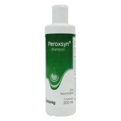 SHAMPOO ANTIBACTERIANO E ANTISSEBORREICO KONIG PEROXSYN CAES/GATOS 200ML