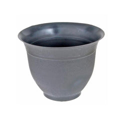 VASO PLASTICO REDONDO 22 CM PRETO