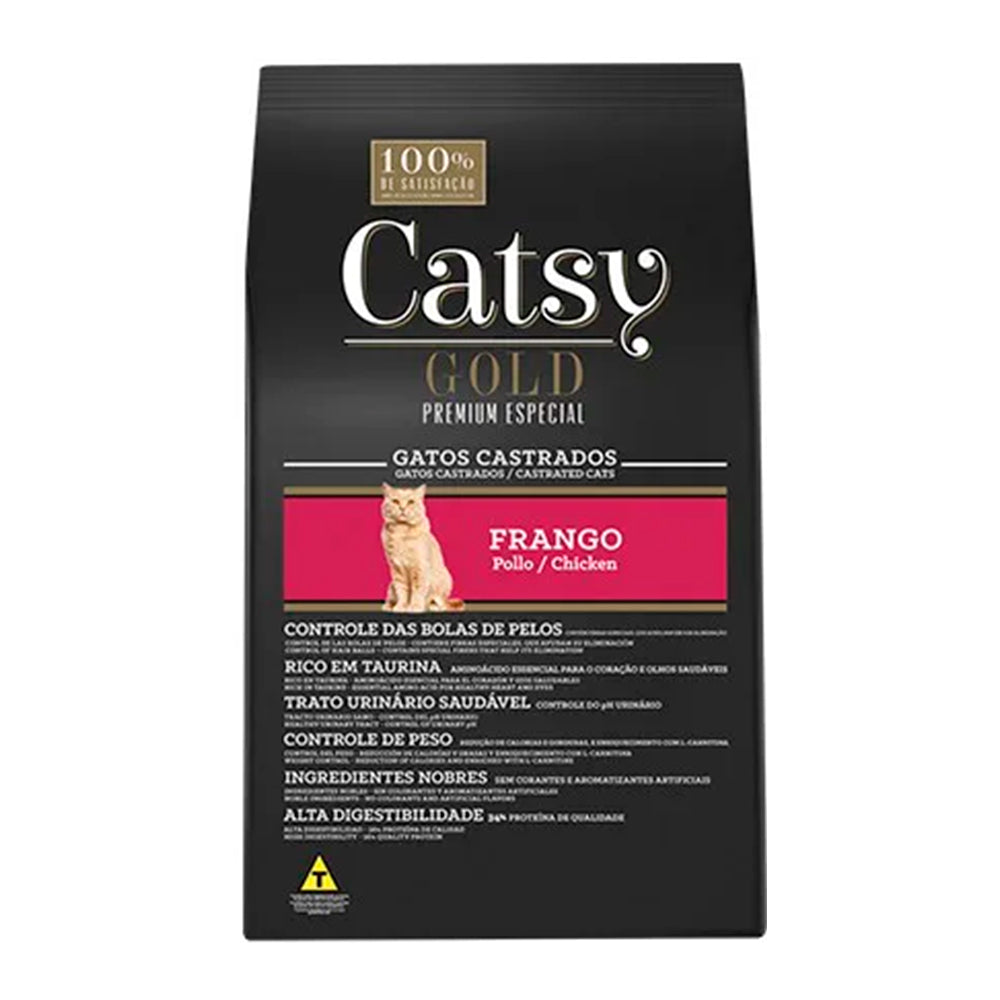 CATSY GOLD CASTRADOS FRANGO PREMIUM ESPECIAL 10,1KG