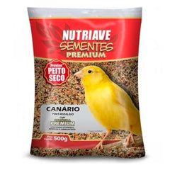 SEMENTES PREMIUM CANARIO PINTASSILGO 500GR
