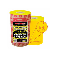 LONA AMARELA 6X50MT 32 KG 150 MICRAS