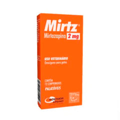 MIRTZ 2 MG CAIXA C/ 12 COMPRIMIDOS AGENER