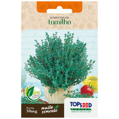 SEMENTE ERVAS TOMILHO SACHE TOPSEED