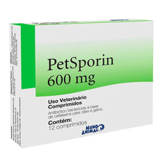 PETSPORIN 600MG C/ 12 COMPRIMIDOS