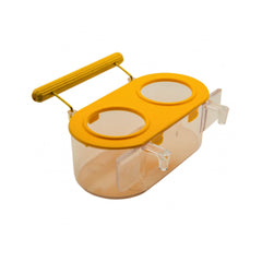COMEDOURO 2 FUROS SILICONE C/ POLEIRO PEQUENO REF 60