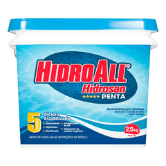 CLORO PARA PISCINA GRANULADO 5X1 HIDROSAN PENTA 2,5KG