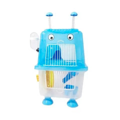 GAIOLA ROBO HAMSTER AZUL 20X18X36