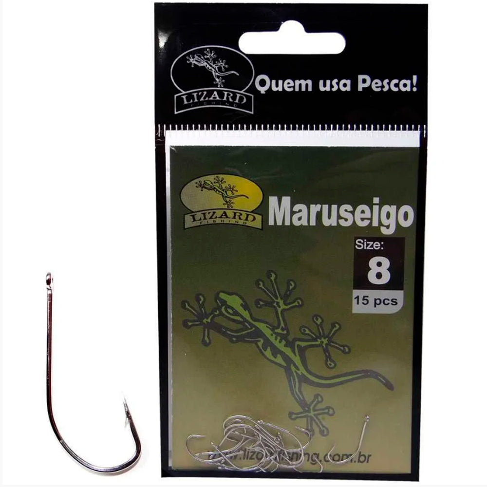 ANZOL MARUSEIGO Nº 8 pct. c/15 un LIZARD FISHING