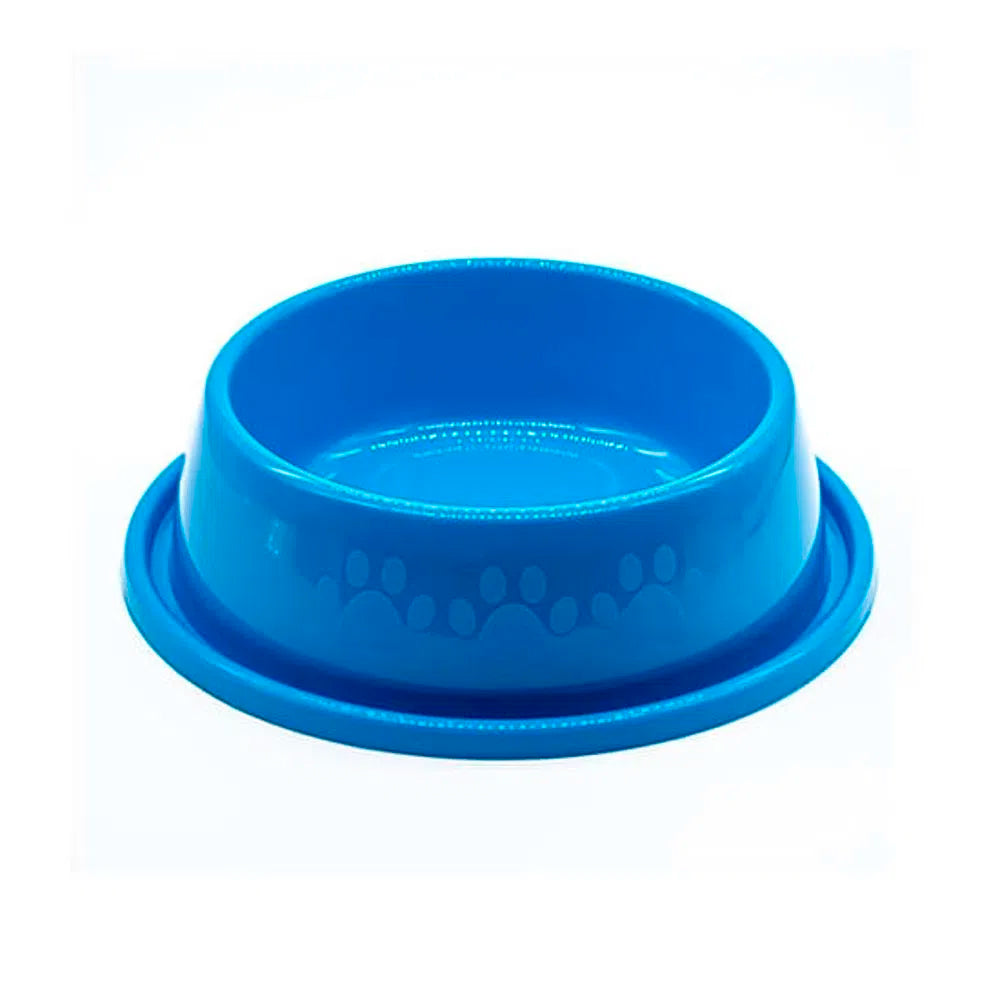 COMEDOURO PLASTICO ANTI-FORMIGA MEDIO AZUL 900ML