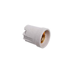 SOQUETE DE PORCELANA CINZA C/BORNE REF 8640 PLUZIE