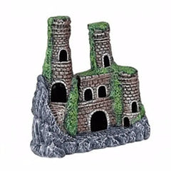ENFEITE AQUARIO CERAMICA CASTELO GRANDE DECORADO T-47D
