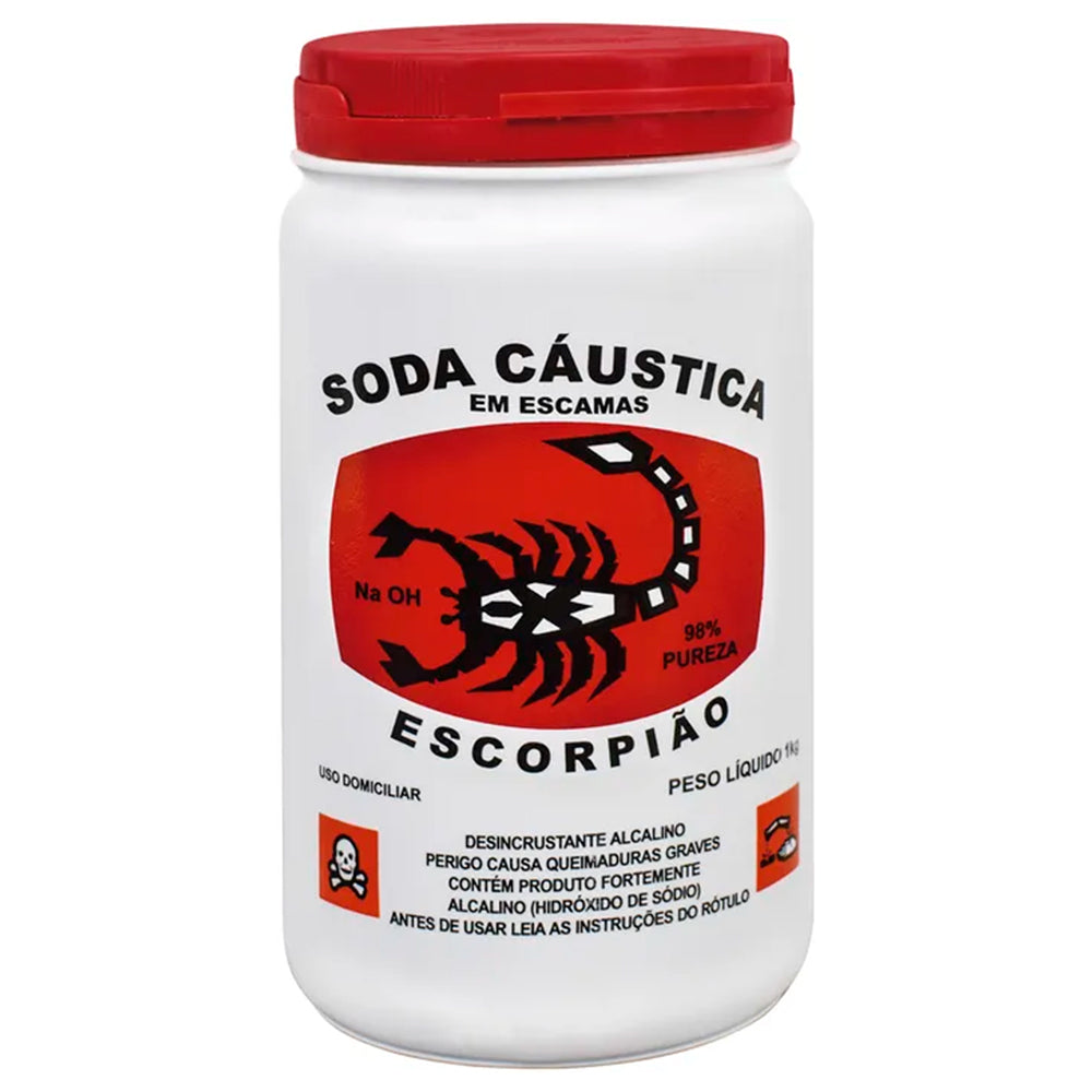 SODA CAUSTICA ESCORPIAO 1KG POTE