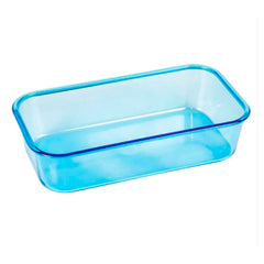 BANHEIRA RETANGULAR AZUL CRISTAL 800ML REF 417