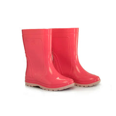 BOTA INFANTIL BORRACHA ROSA S/ FORRO N 23/24 PEGA FORTE