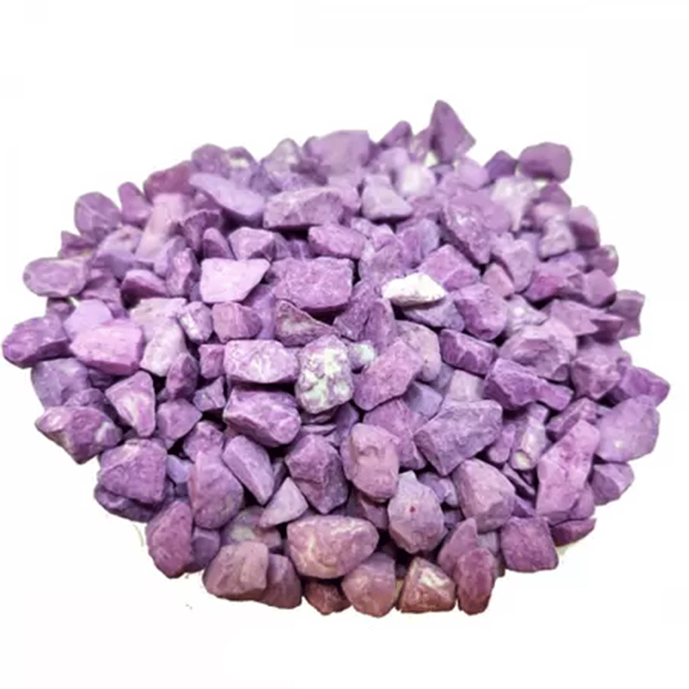 PEDRA ORNAMENTAL P/ AQUARIOS E ARRANJOS LILAS PCT 950GR
