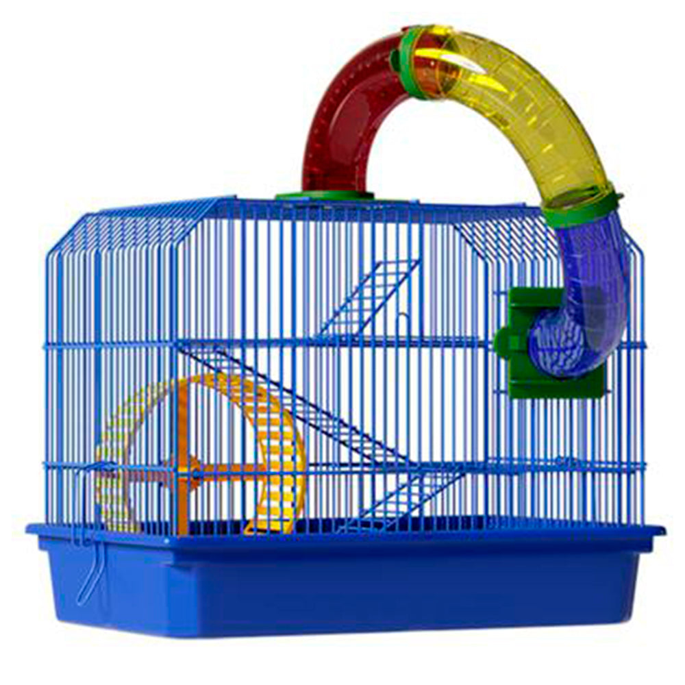 GAIOLA HAMSTER AZUL TUBINHO E157