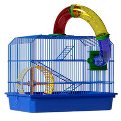 GAIOLA HAMSTER AZUL TUBINHO E157