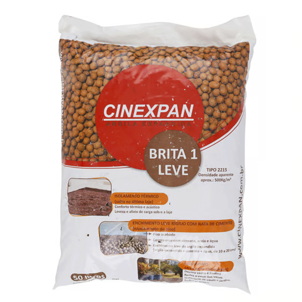 ARGILA EXPANDIDA SACO 50 LTS APROX. 22 KG