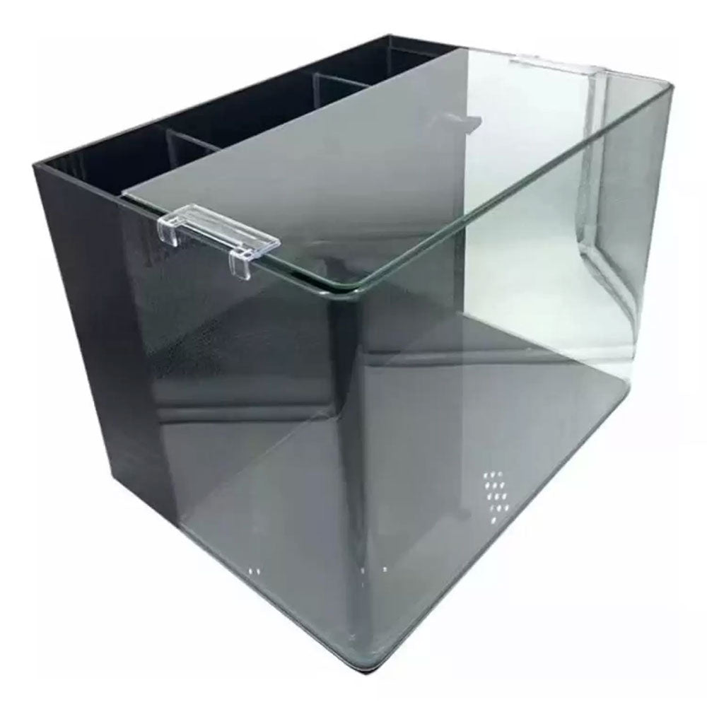 AQUARIO NANO 32L PRETO C/ SUMP E TAMPA OCEAN TECH