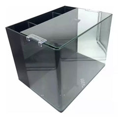 AQUARIO NANO 32L PRETO C/ SUMP E TAMPA OCEAN TECH