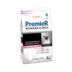 PREMIER NUTRICAO CLINICA CAES HIPOALERGENICO CORDEIRO E ARROZ PEQUENO PORTE 2,0KG