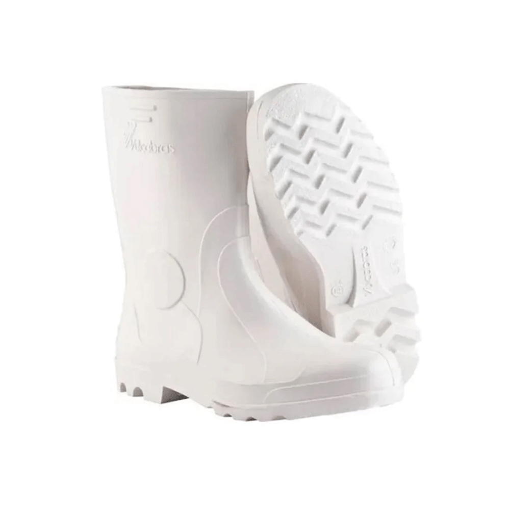 BOTA VULCABRAS BRANCA PVC CANO MEDIO S/F  N38