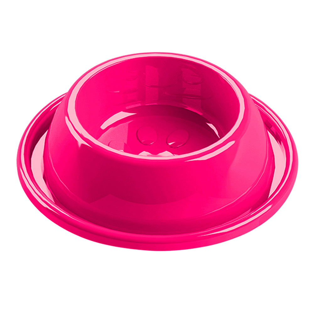 COMEDOURO PLASTICO ANTI-FORMIGA FILHOTE ROSA 300ML