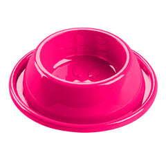 COMEDOURO PLASTICO ANTI-FORMIGA FILHOTE ROSA 300ML