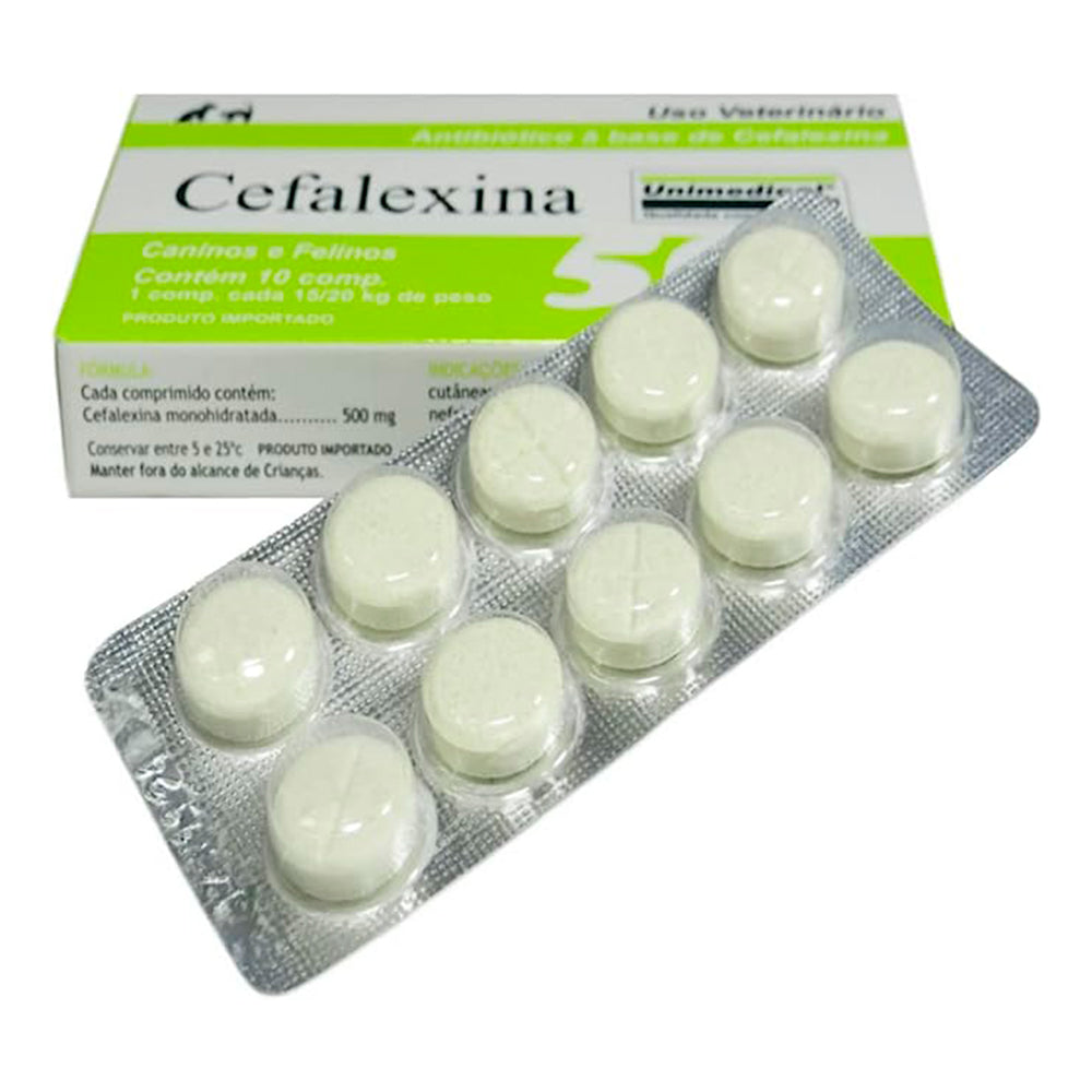 CEFALEXINA 500MG CX C/ 10 COMPRIMIDOS