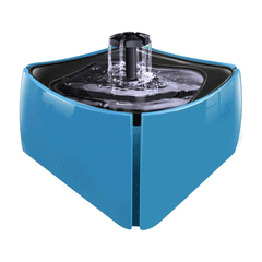 FONTE/BEBEDOURO AGUA 1,8 L AZUL 3 OPCOES JATOS CAT DOG MEC