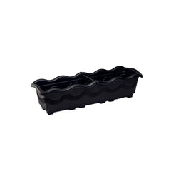 JARDINEIRA PLASTICA 79X25X20 17L PRETO