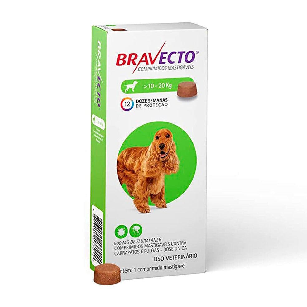 BRAVECTO 500MG DE 10 A 20KG
