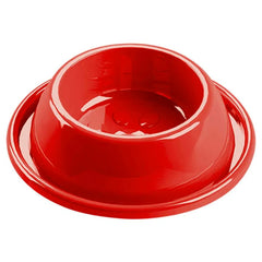 COMEDOURO PLASTICO ANTI-FORMIGA FILHOTE VERMELHO 300ML