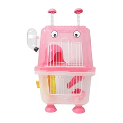 GAIOLA ROBO HAMSTER ROSA 20X18X36